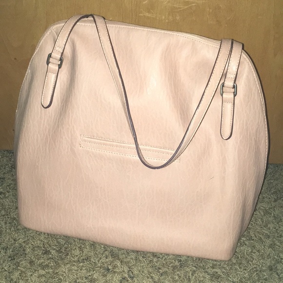 Blush colored tote bag. - Picture 2 of 7